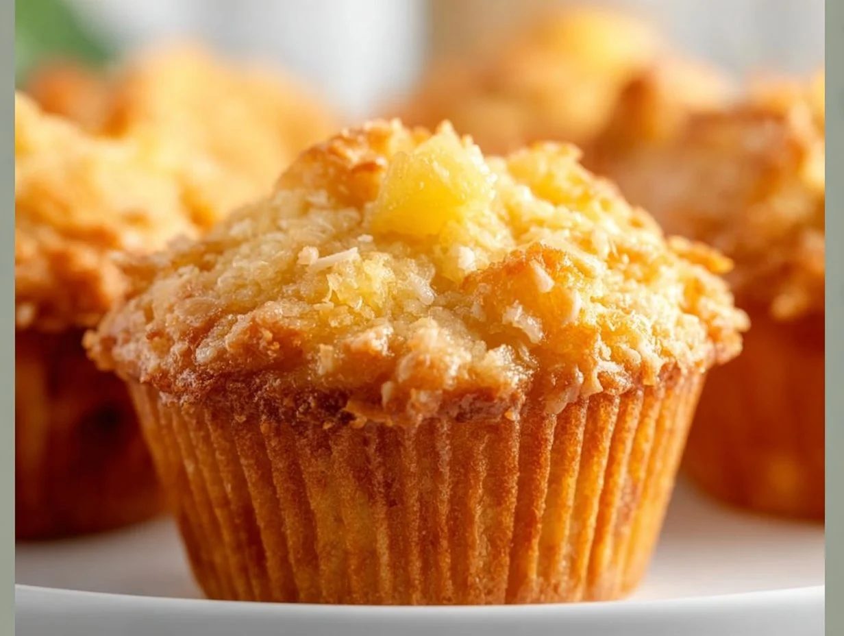 Pineapple Coconut Muffins