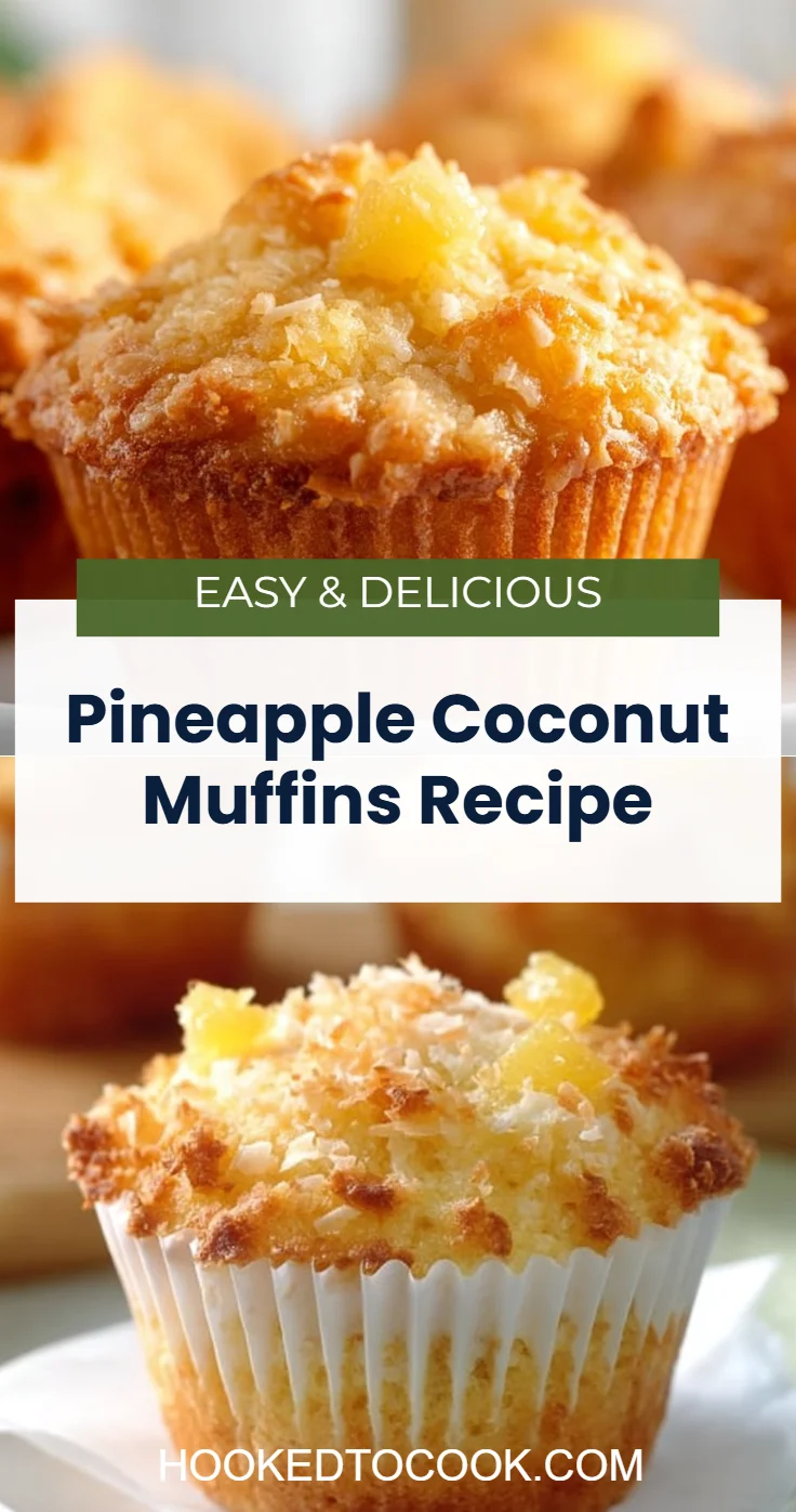 Pineapple Coconut Muffins Recipe