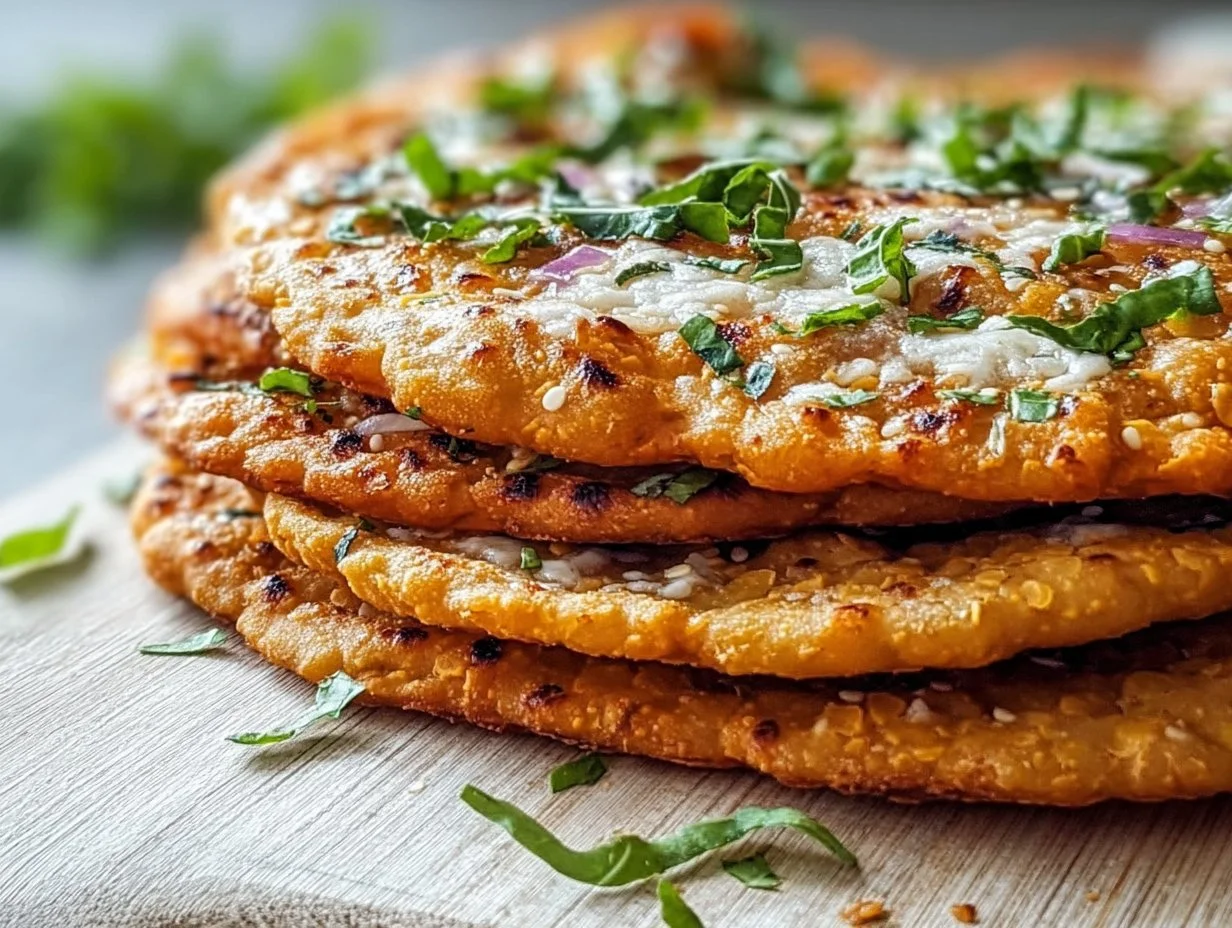 High-Protein Red Lentil Flatbread