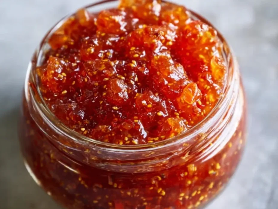 rhubarb chili jam