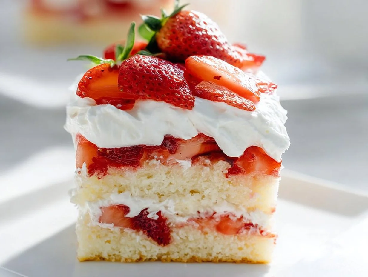 Sheet Pan Strawberry Shortcake