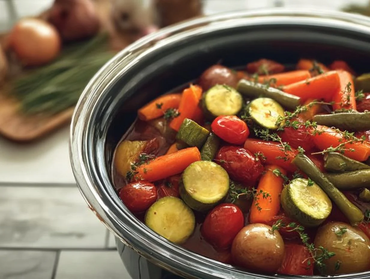 Slow Cooker Summer Vegetables