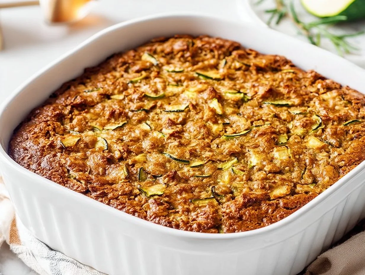 Zucchini Bread Baked Oatmeal