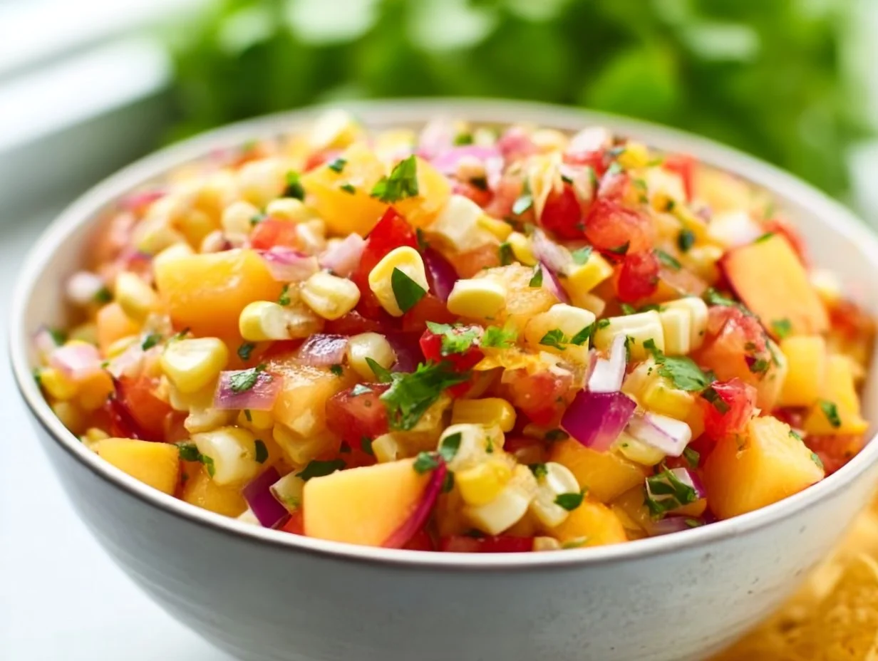 Peach Corn Salsa