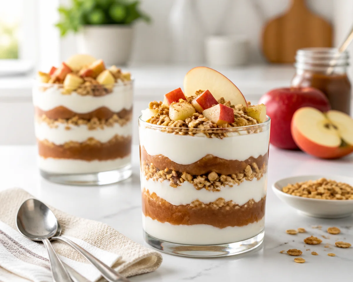 Delicious Apple Butter Yogurt Parfait to Savor Every Spoonful