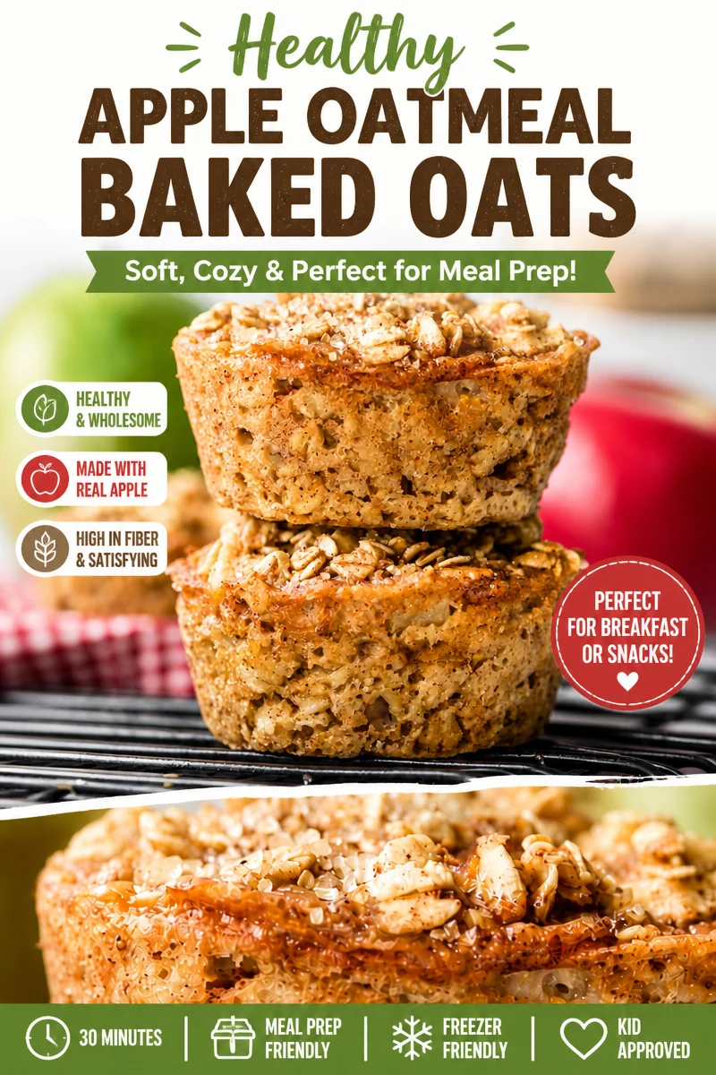 Deliciously Easy Apple Cinnamon Baked Oatmeal Cups to Savor