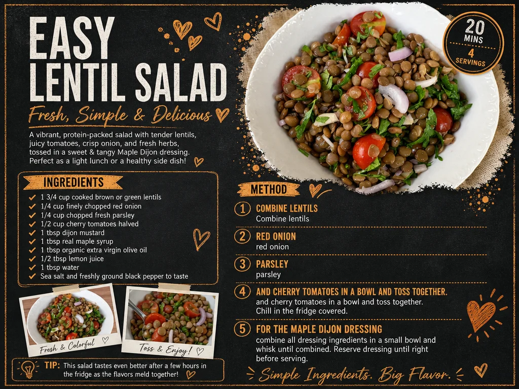 Easy Lentil Salad