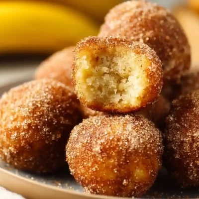Delicious Banana Donuts Air Fryer, a healthy dessert option for all.