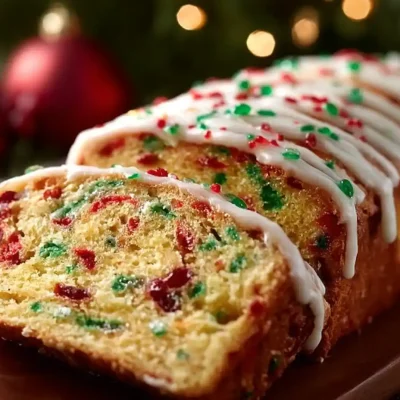 Freshly baked festive Christmas bread on a holiday table