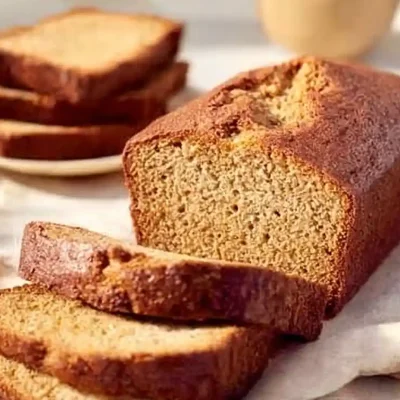 Gluten-free banana bread fresh out of the oven, delicious and healthy option.