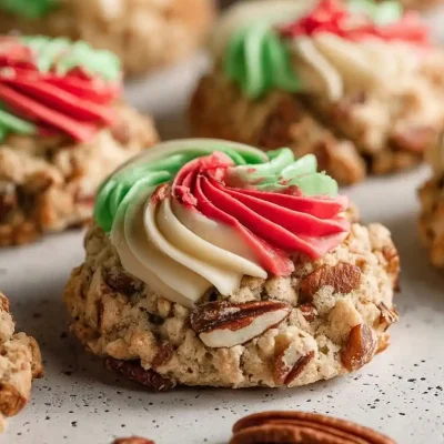 Gluten-free buttercream thumbprint cookies with colorful jam filling