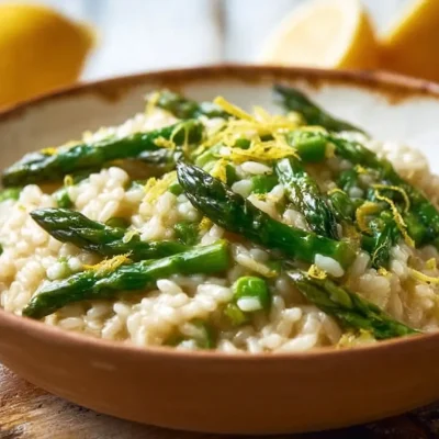 Lemon Asparagus Risotto recipe