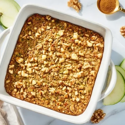 Delicious slices of homemade zucchini bread on a wooden table