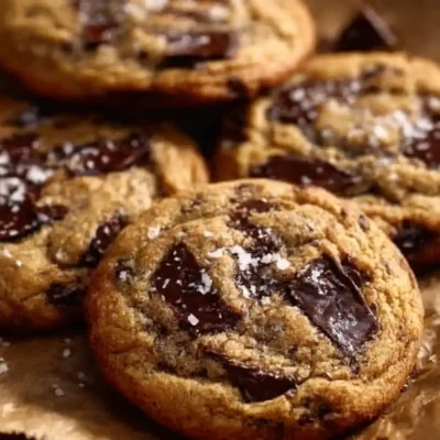 Chewy pumpkin chocolate chip cookies with golden edges and melted chocolate chunks.