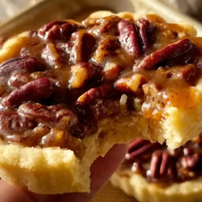 Crumbl Pecan Pie Cookies with glossy pecan topping, rich brown filling, and a thick chewy cookie base.