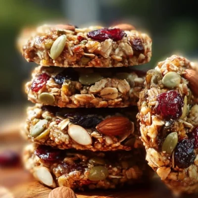 Healthy nut and seed energy cookies packed with nutrients and flavor.