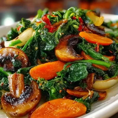 Colorful and nutritious sautéed vegetables served in a bowl.