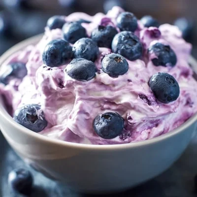 A beautiful light and refreshing dessert with fresh fruits and cream.