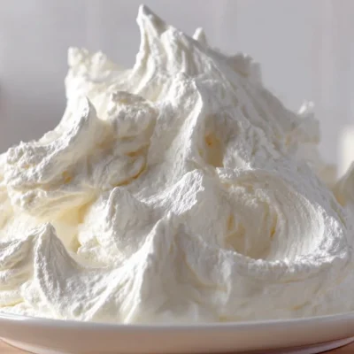 Homemade Marshmallow Cream spread on dessert