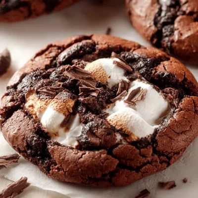 Delicious marshmallow swirl cookies on a plate.