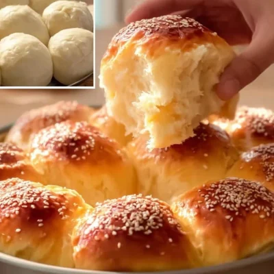 Freshly baked Milk Brioche with a golden crust and soft texture