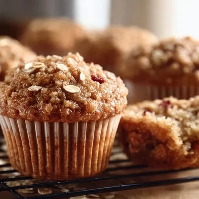 Delicious oatmeal applesauce muffins fresh out of the oven