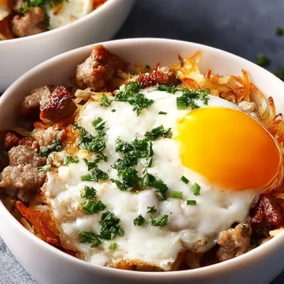 Delicious protein breakfast bowls topped with fresh fruits and nuts