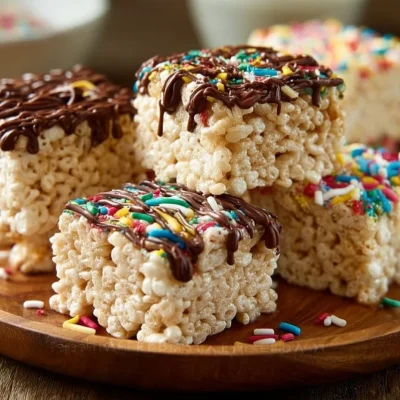 Healthy Protein Rice Krispie Treats made with protein-rich ingredients