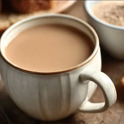 Warm tea mix blend for a comforting experience in a cozy setting.
