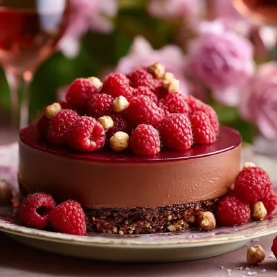 Decadent chocolate mascarpone dessert for Valentine's Day celebration