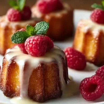 Valentine's Mini Heart Cakes decorated for a special occasion.
