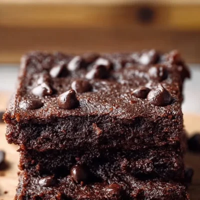 Vegan flourless banana brownies, a delicious and healthy dessert option.